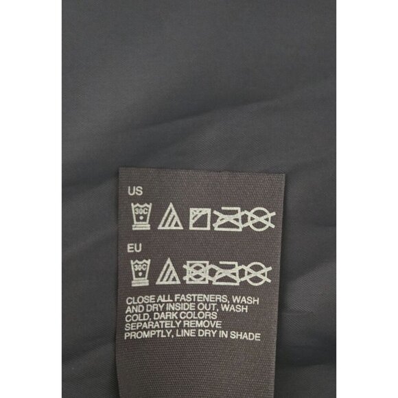 Tommy Hilfiger Women's Navy Blue Utility Zip Snap Coated Rain Jacket size XL - Picture 9 of 9